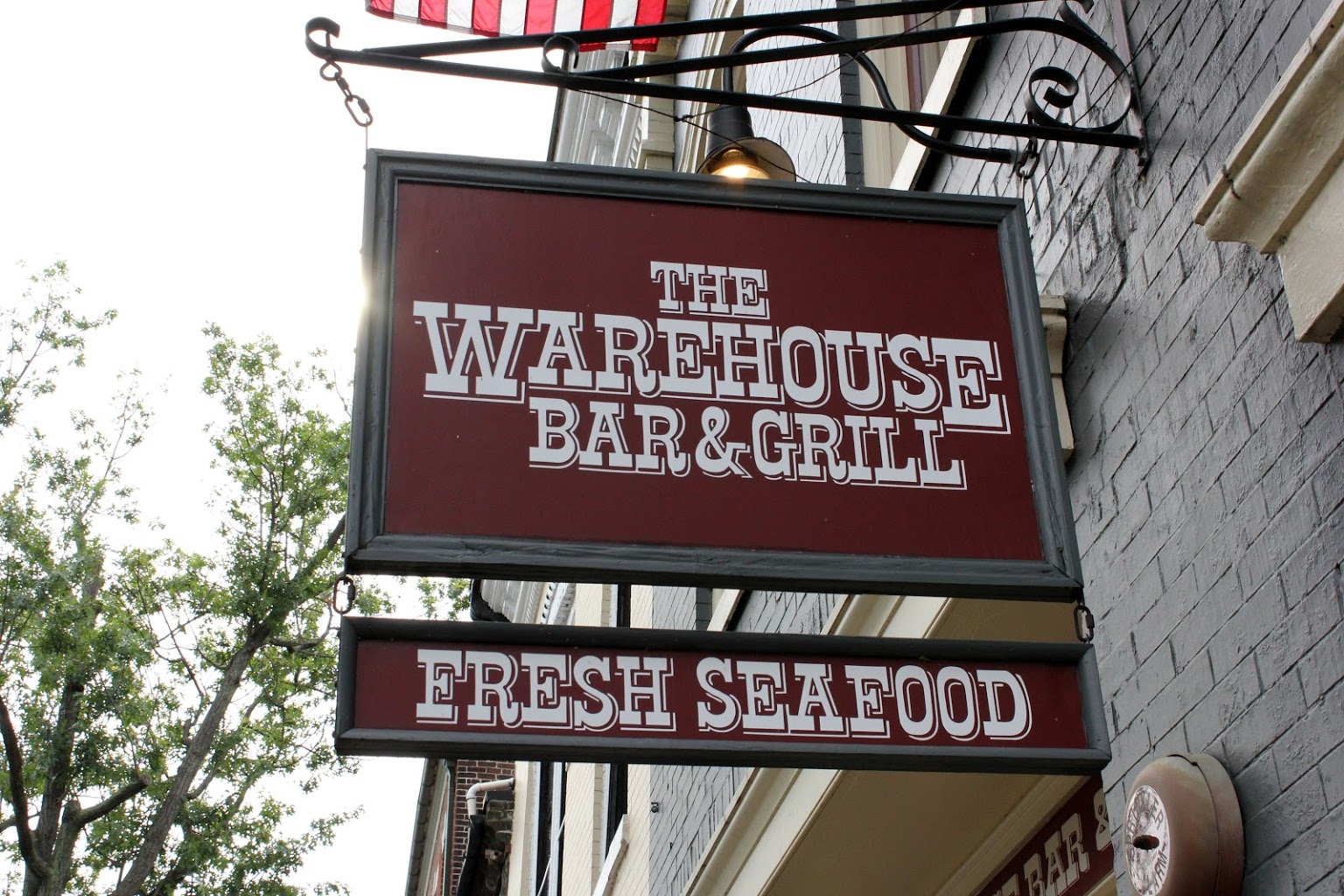 The Warehouse Alexandria, VA Restaurant sign