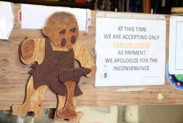 sign at S & S Shoe Repair, Cherry Hill, NJ