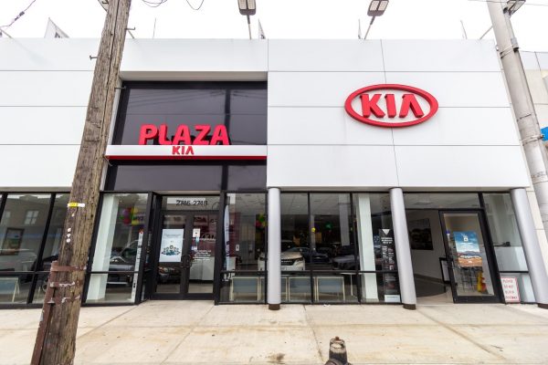 store front of Plaza Kia in Brooklyn, NY