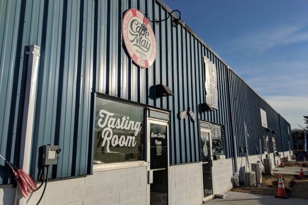 front of Cape May Brewery in Wildwood, NJ