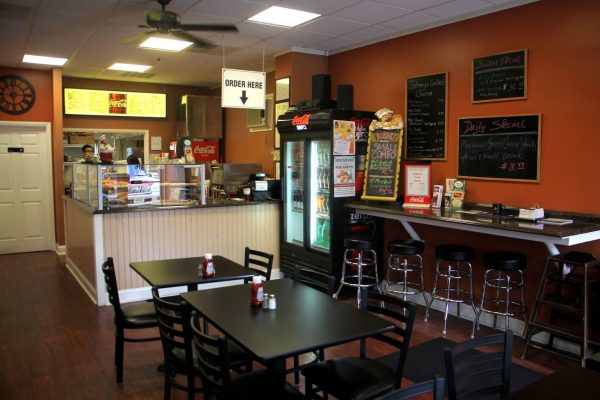 interior of Johnny's Pizza, Cherry Hill, NJ