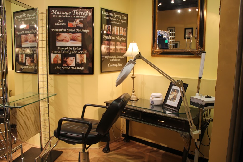 Valdamier's Salon Belmar NJ eyebrow shaping station