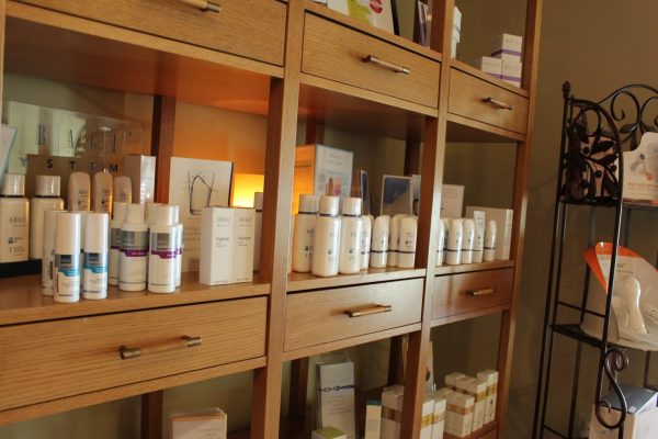 lotions on shelf Anu Medical Spa Voorhees, NJ