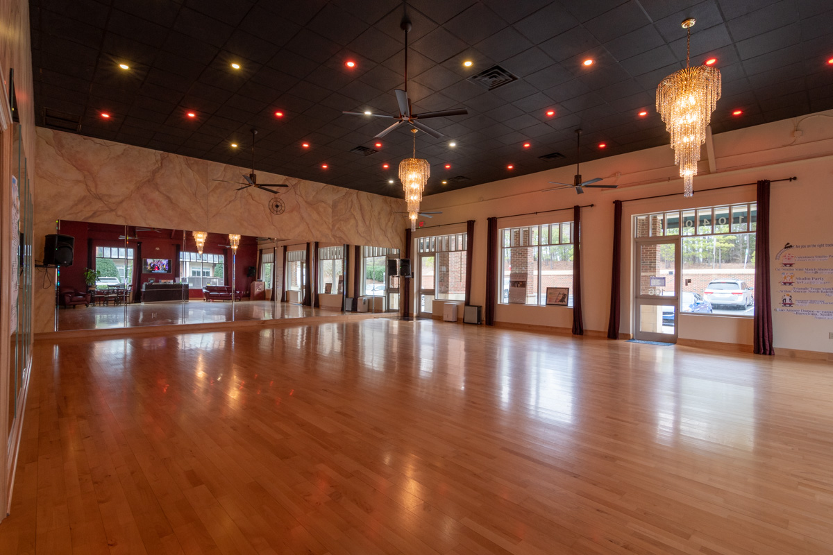 ballroom at Arthur Murray Dance Studio of Cary, NC