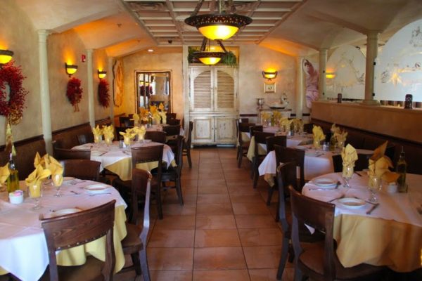 La Pastaria restaurant Red Bank NJ dining room