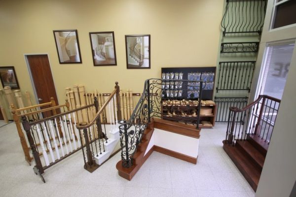 House of Forgings Houston TX staircase display