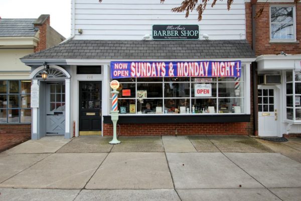 MirAno's Barber Shop Haddonfield NJ store front