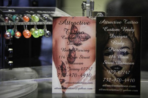 Attractive Tattoo LLC Matawan NJ business cards