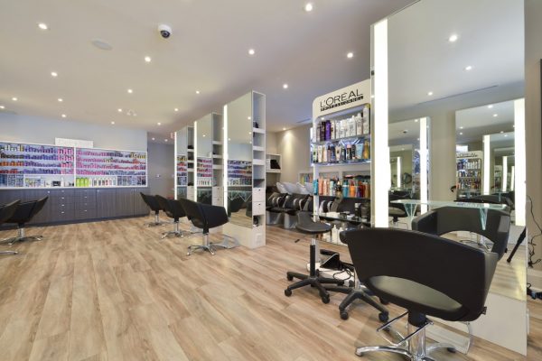 Taz Hair Company Toronto CA hair salon interior