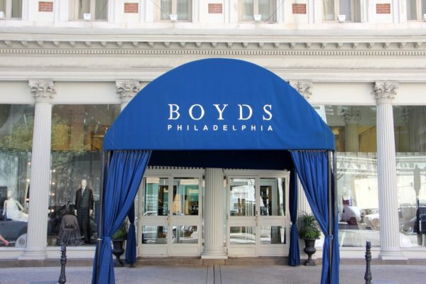 Boyds Clothing store Philadelphia PA store front