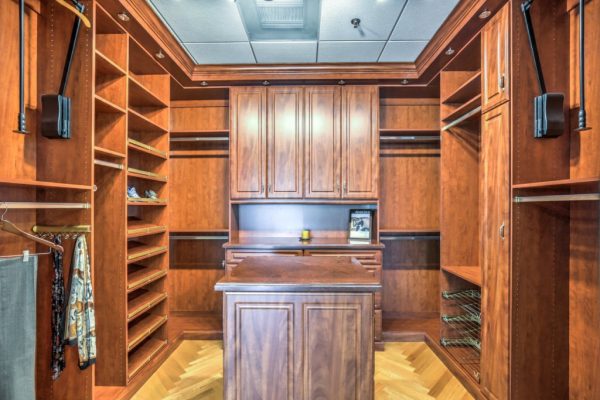 California Closets Las Vegas NV wood panel closet