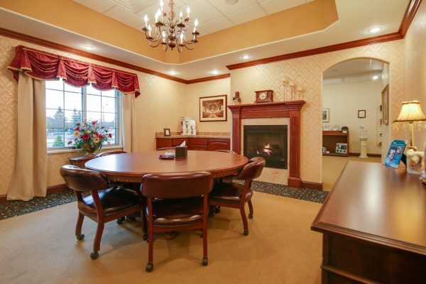 dining room at Wenig Funeral Homes in Oostburg, WI