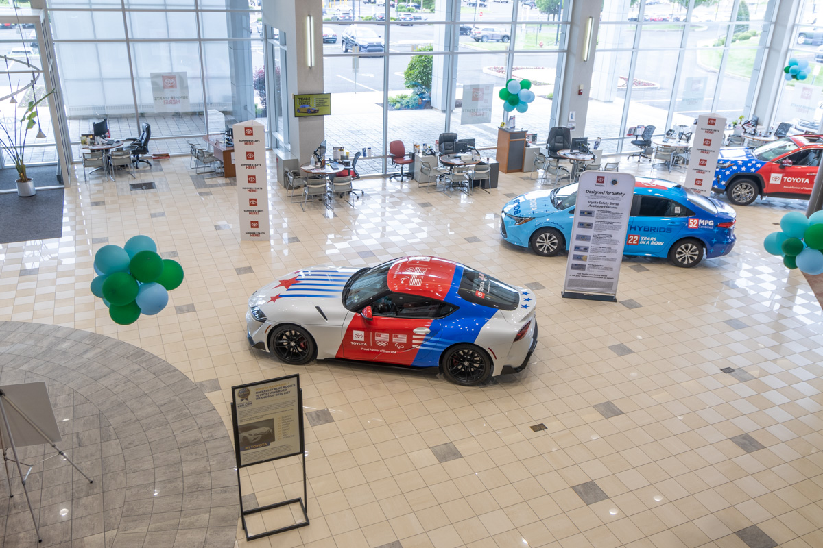 interior of Team Toyota of Langhorne, PA Car Dealershipinterior of Team Toyota of Langhorne, PA Car Dealership