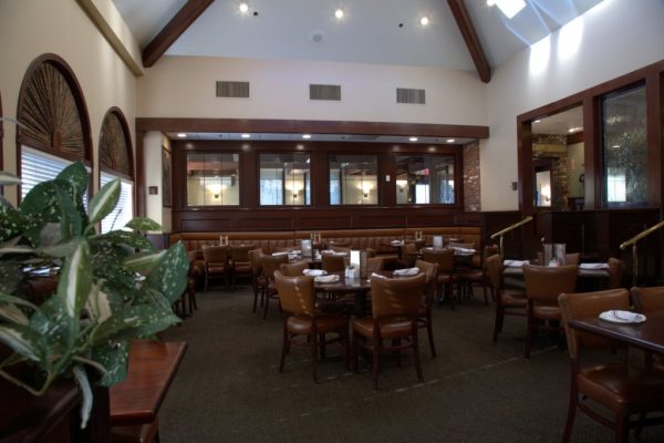 Sylvan Street Grille Restaurant Peabody MA seating