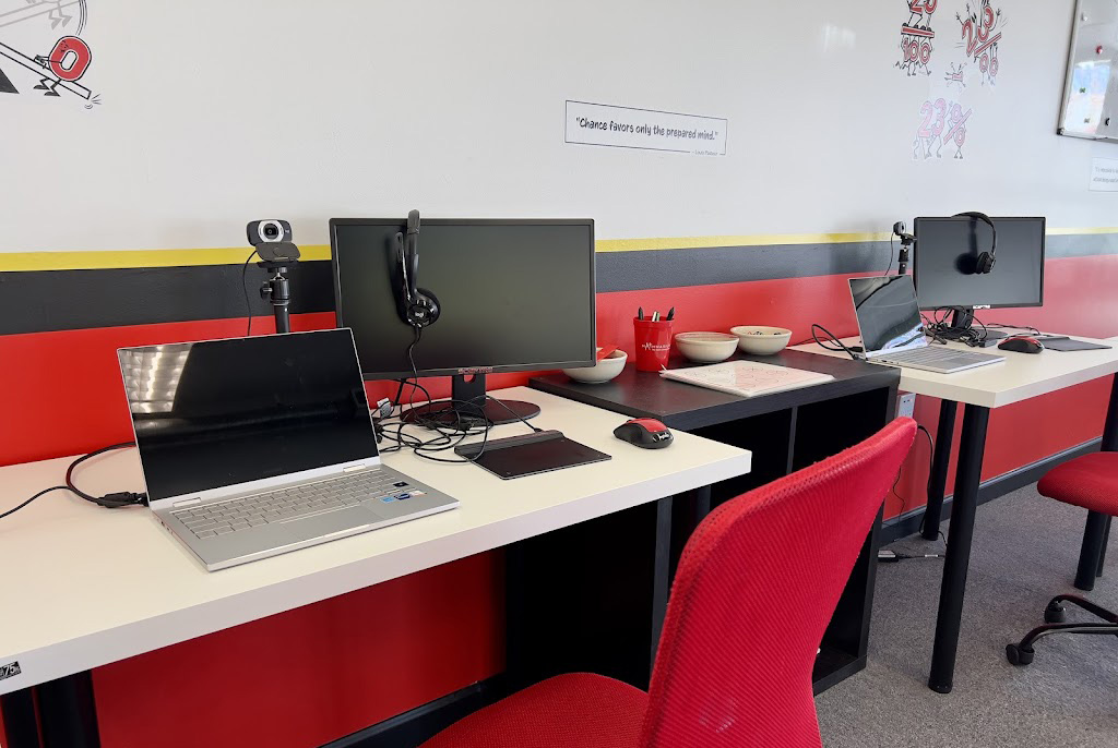 computer station at Mathnasium, Eugene, OR Tutoring Center