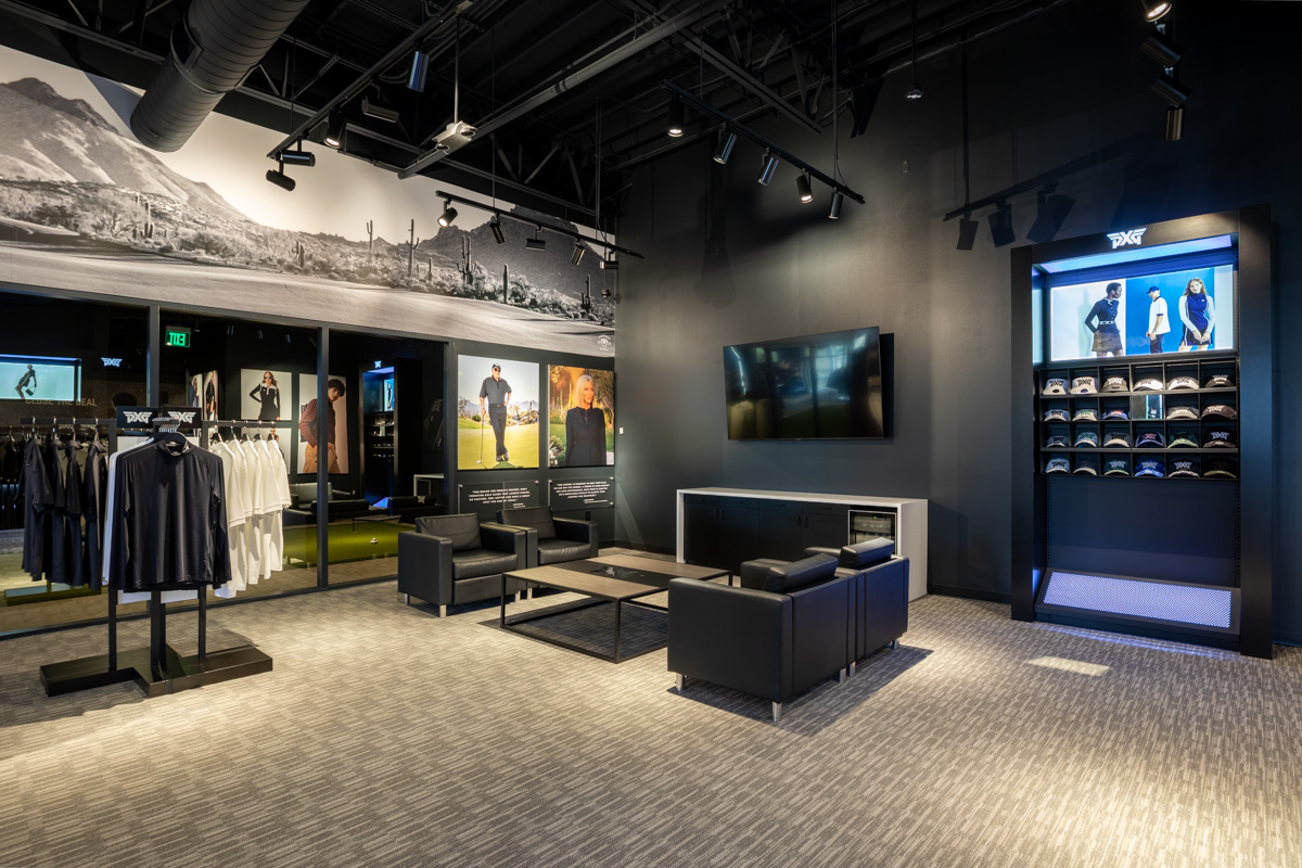 lounge at PXG Denver, Centennial, CO Golf Gear and Apparel