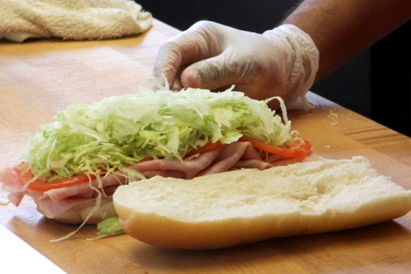 Hub City Subs 'n Grill New Brunswick NJ ham sandwich