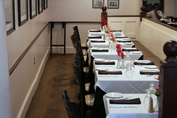 The Warehouse Alexandria, VA Restaurant dining table