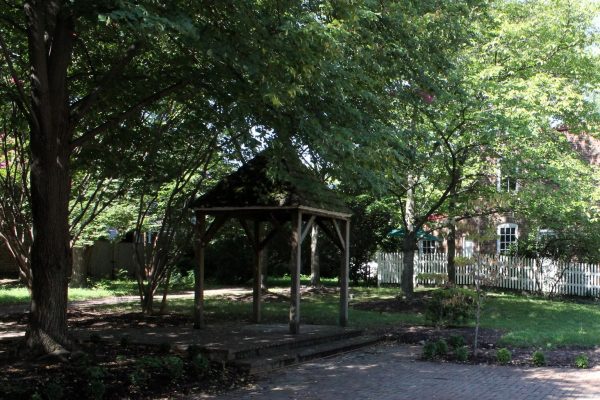 Lloyd House Alexandria, VA Historic building backyard