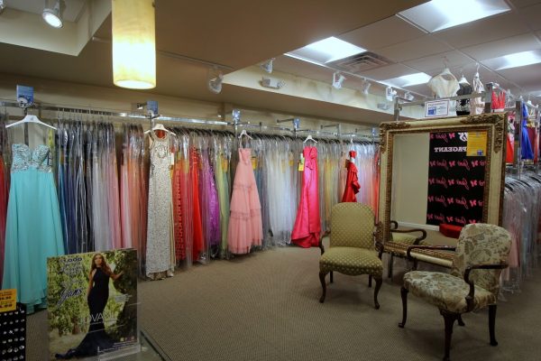 Jan's Boutique dress store in Cherry Hill, NJ upstairs