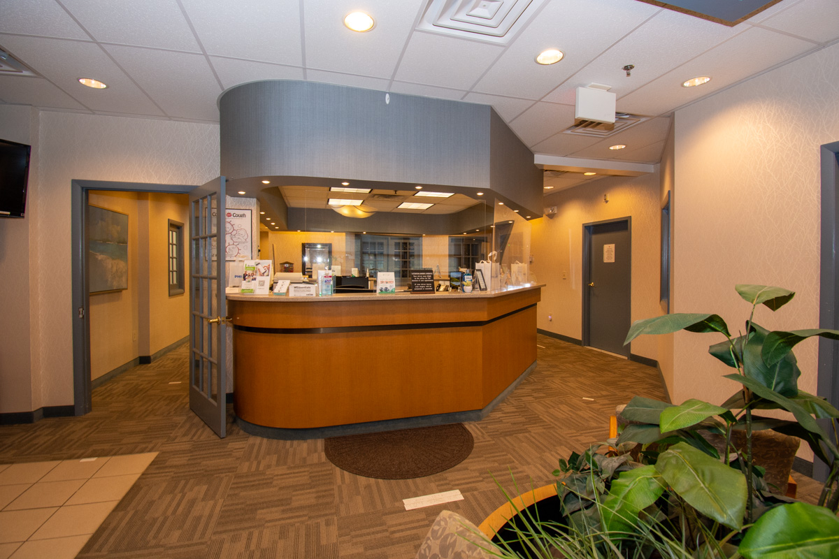 reception desk at Preferred Dental of Cromwell, CT Dentist