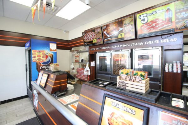 Little Caesars Pizza in Sicklerville, NJ order counter