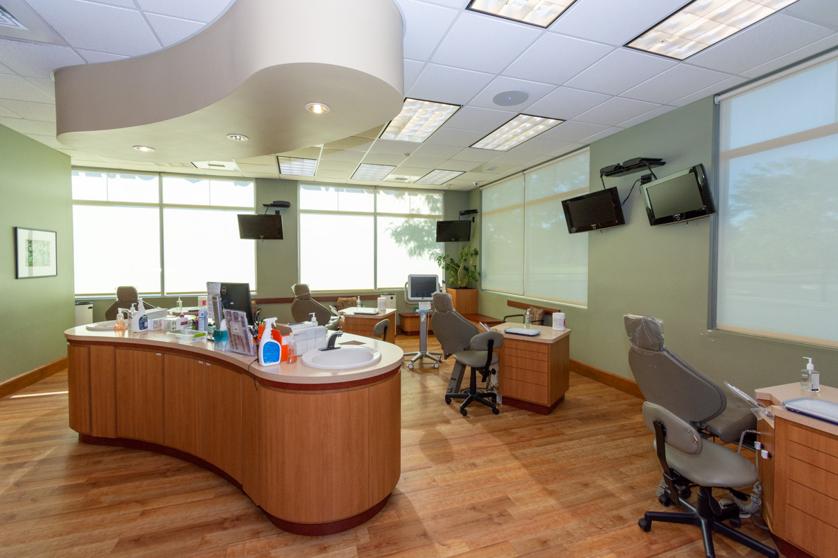 exam room at Rosenberg Orthodontics in Newington, CT Dentist