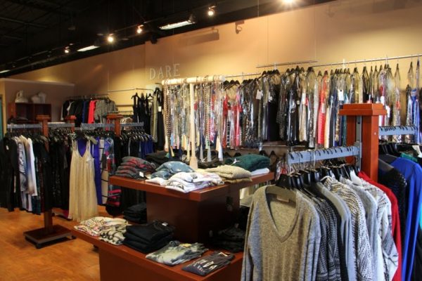 Dare Boutique Cherry Hill NJ clothing display interior