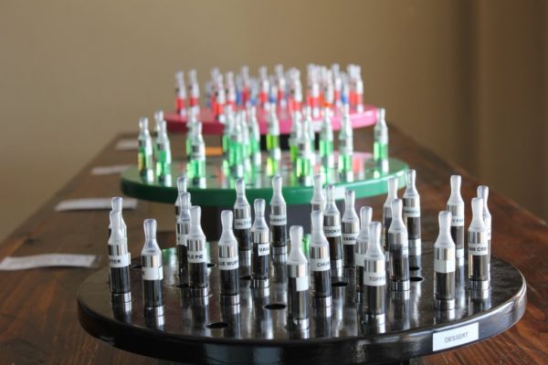 Mode E Cigarettes & Vapor Lounge Berlin NJ juice display