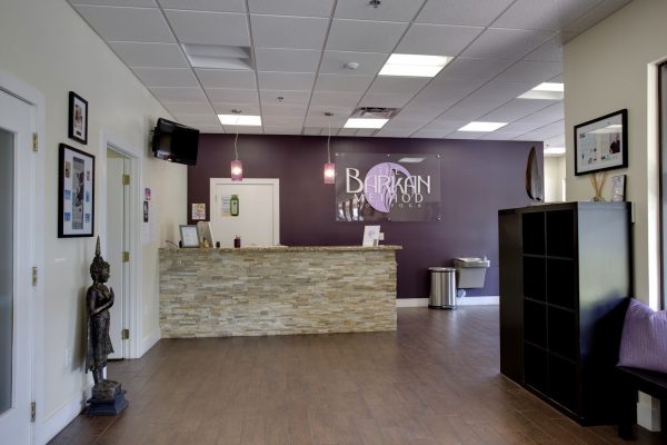 The Barkan Method Boca Raton, FL Yoga Studio lobby desk