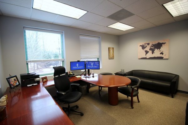 Grungo Colarulo Law Firm in Cherry Hill, NJ office desk