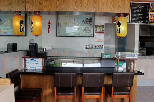 sushi bar at King Wong Chinese Restaurant, Marlton, NJ.jpg