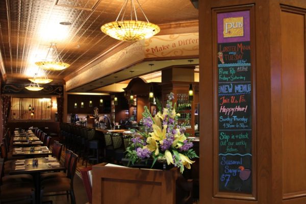 The Pub at Wegmans Collegeville PA entrance seating menu