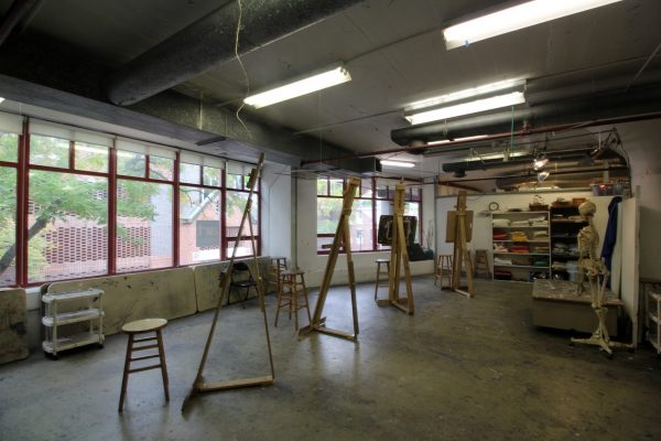 The Art League Alexandria, VA Art School classroom easels