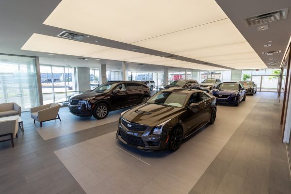 Brogan Cadillac of Totowa car dealership showroom