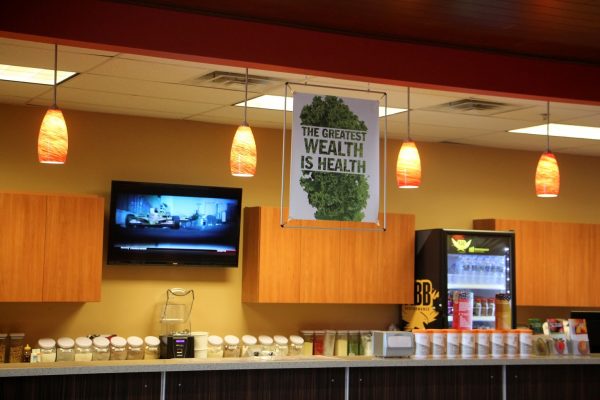 smoothie bar at Club Metro USA Fitness Center, Freehold, NJ