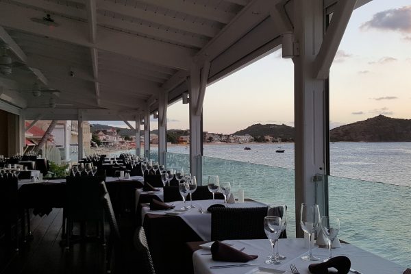 Ocean 82 restaurant in Grand-Case, Saint Martin patio view