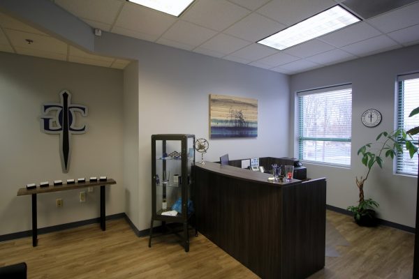 Grungo Colarulo Law Firm in Cherry Hill, NJ reception desk