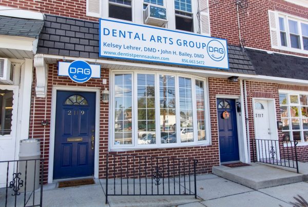 store front of Dental Arts Group Dentist in Pennsauken, NJ