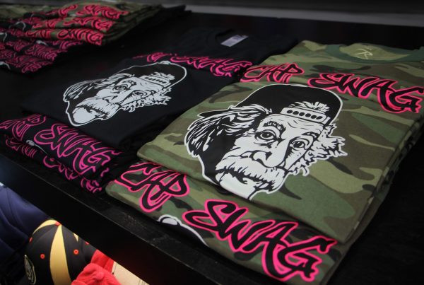 einstein tee shirts at Cap Swag snap back hats Wildwood, NJ