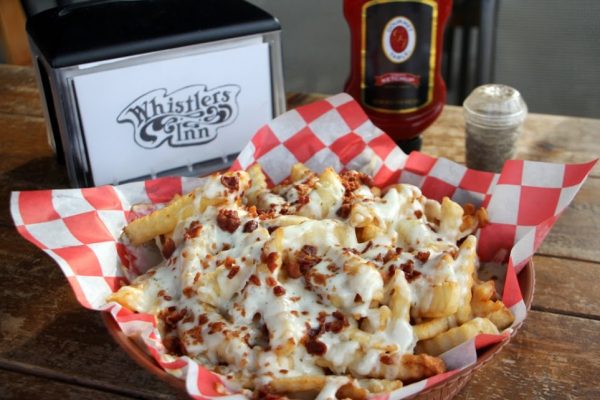 Whistler's Inn Cinnaminson NJ ranch fries logo cheese bacon