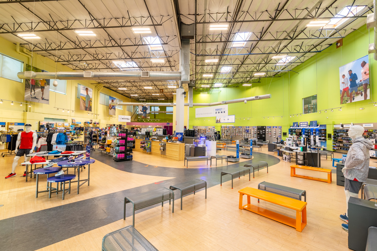 interior of Road Runner Sports, San Diego, CA Running Shoe Stores