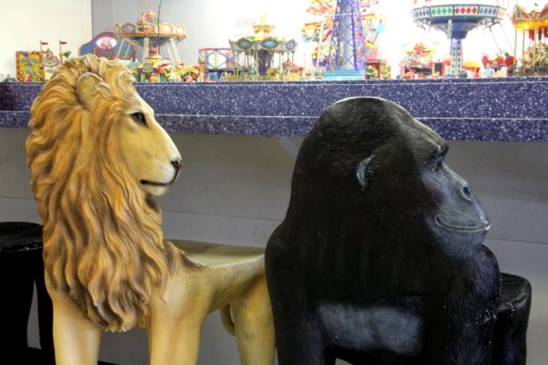 Ice Cream Parlour Cherry Hill NJ lion gorilla chair jumanji