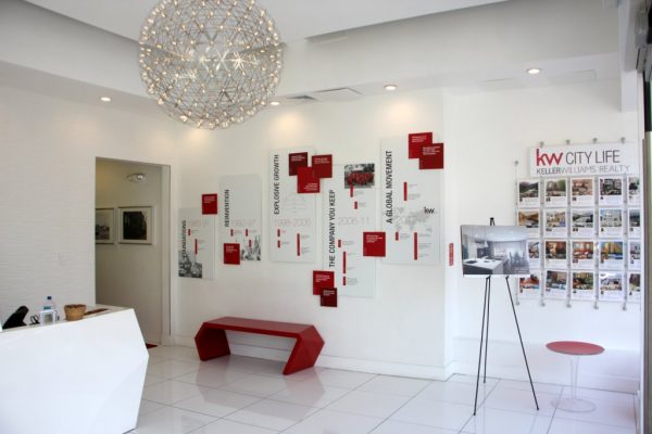 Keller Williams City Life Realty Hoboken NJ reception lobby