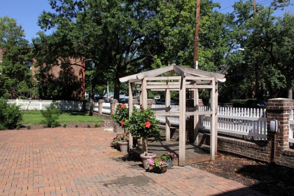 Lloyd House Alexandria, VA Historic building backyard gazebo