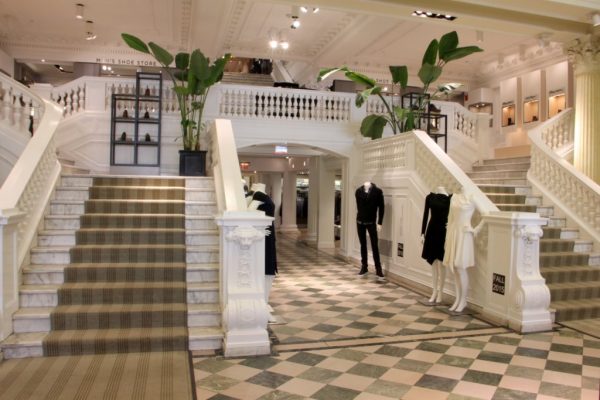 Boyds Clothing store Philadelphia PA double stairs mezzanine