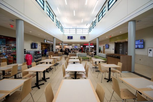 Atlantic City Service Area Galloway, NJ Rest Stop dining area