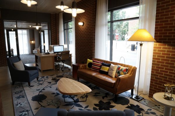 Hotel Indigo Old Town Alexandria, VA Hotel lobby sitting area