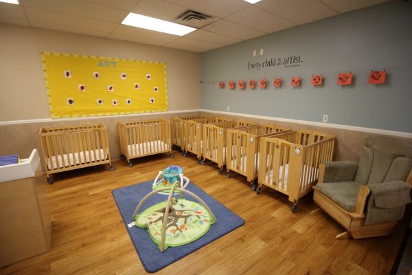 Lightbridge Academy Daycare in Cranford, NJ infant room cribs