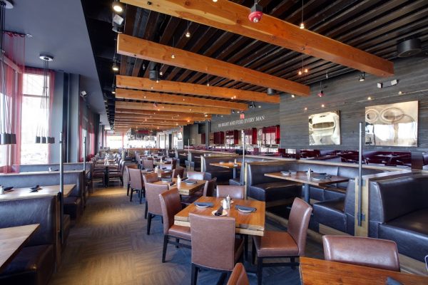 Del Frisco's Grille Chestnut Hill MA dining area kitchen line